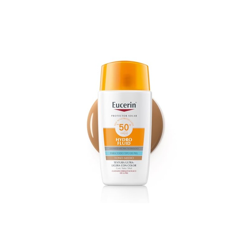 Eucerin Sun Face Hydro-Fluid FPS 50 Tono Medio 50ml Protector