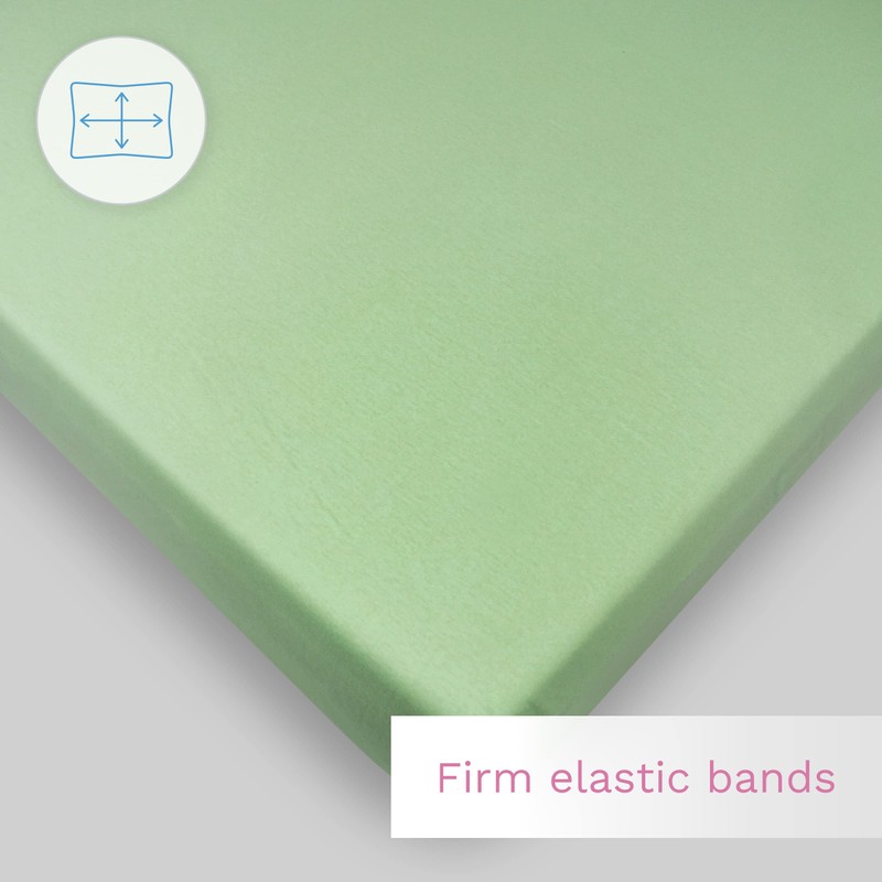 2X Jersey 100% Cotton Fitted Sheet for 83 x 50