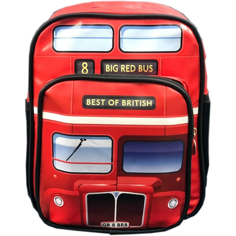 London Bus Kids School Bag Best of British Backpack Rucksack