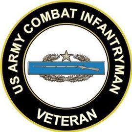 Lancy's Artwork Six Pack of US Army Combat Infantry 2nd Award Veteran Decal Sticker - Sticker Graphic - Auto, Wall, Laptop, Cell, Truck Sticker for Windows, Cars, Trucks, Tool Boxes, laptops