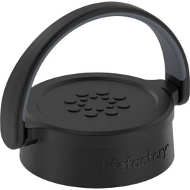 Lifefactory Accessory for 12, 16, 22-Ounce Glass Bottles Replacement Cap, one size, Onyx