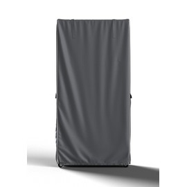 MOLLYAIR Heavy Duty 600D Wire Shelving Cover 36" x 18" x 72" - Two-Tone Grey Storage Rack Protector - Modern Fabric Shroud for Pantry, Laundry Room, and Basement