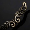 Dophee 10Pcs 1.77" x 0.39" Antique Brass Drawer Pull Handles
