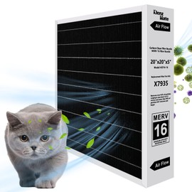 X7935 20x20x5 MERV 16 Air Filter Bundle,Carbon Clean Healthy Climate,Replacement Filter Media for HCC14-23 Lennox & Honeywell FC100A1011/FC200E1011