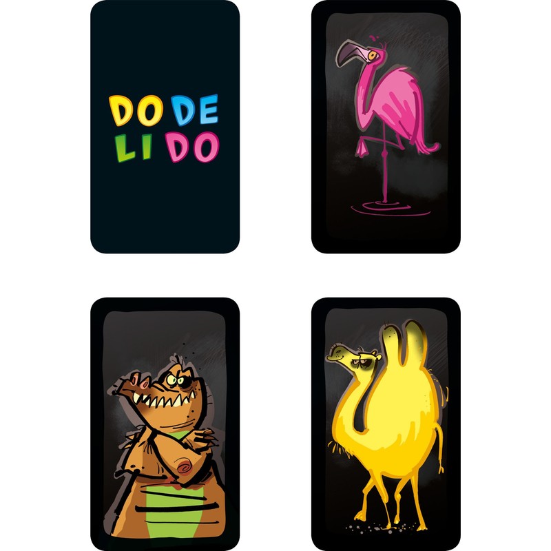 Schmidt Spiele 40879 Dodelido, Drei Magier card game (English language