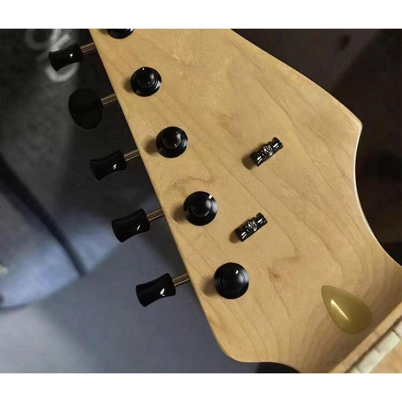 Chrome Roller String Retainer 2-Pack - Universal Electric Guitar String