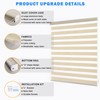 JIANGPIN TEXTILE Custom Zebra Blinds for Windows, Free-Stop Zebra Shades,