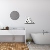 Floating Shelf Toilet Paper Holder Modern Wall Mount Organizer for