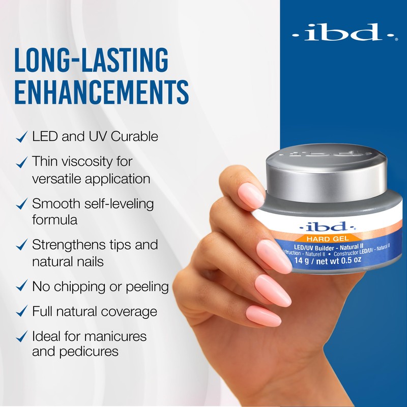 IBD LED/UV Gels Natural II, 0.5 oz
