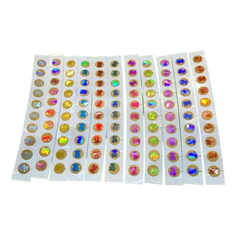Productos comerciales Balines Con Parche Auriculoterapia 100 Piezas Con Figuras