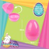 abeec 12 Easter Fillable Plastic Eggs -Pastel Coloured Easter Egg