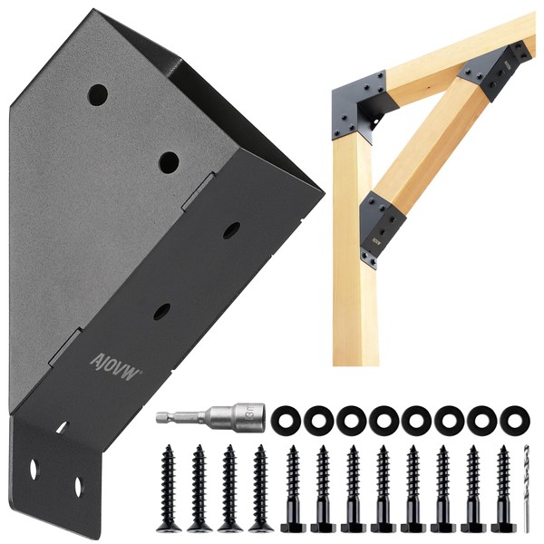AJOVW-4 Piece 45 Degree Angle Bracket for 4'' x 4''