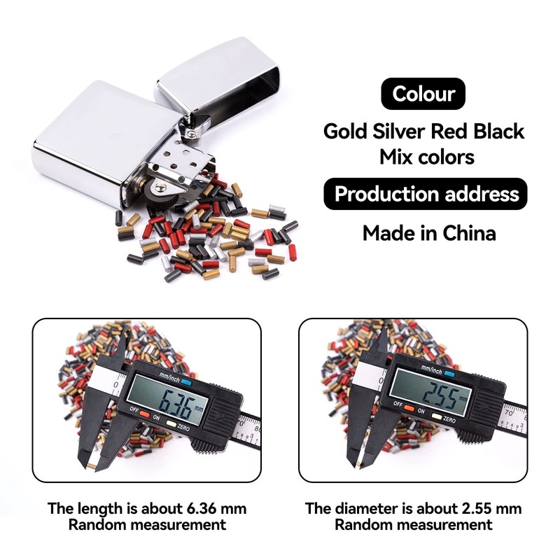 500Pcs Flint Refills for Lighter, Replacement Flints for Lighters, Flint