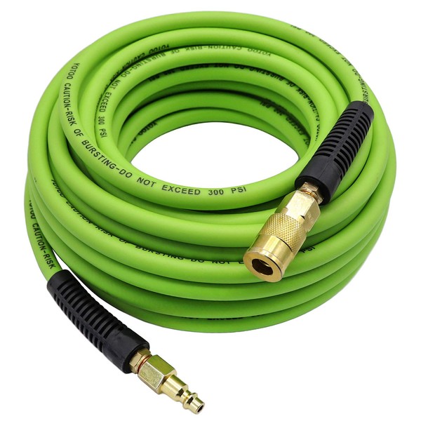 YOTOO Hybrid Air Hose 1/4-Inch by 50-Feet 300 PSI Heavy