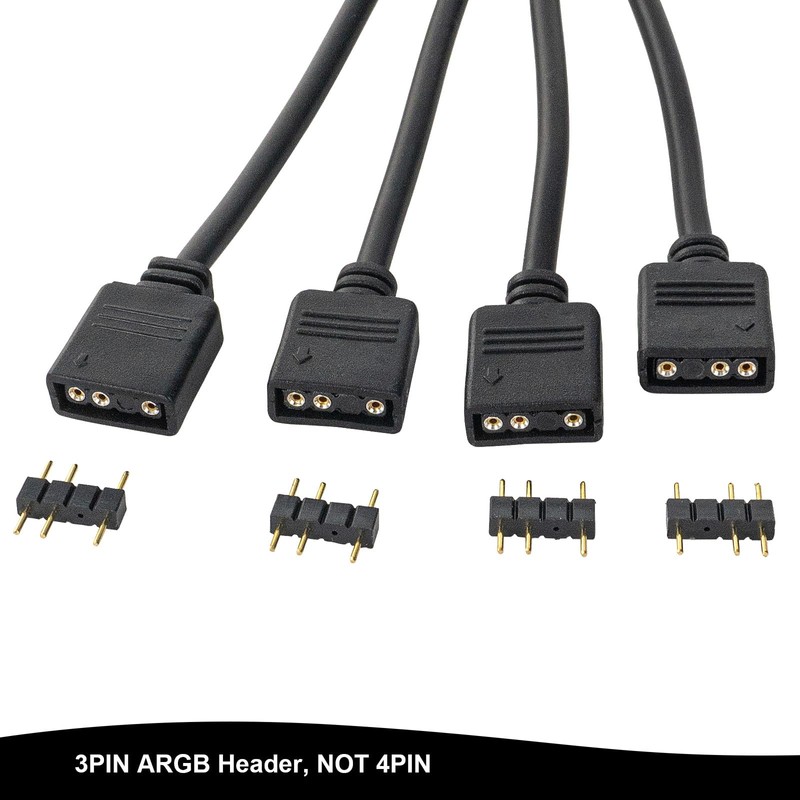 5 V 3 Pin Addressable RGB 1 to 4 Splitter