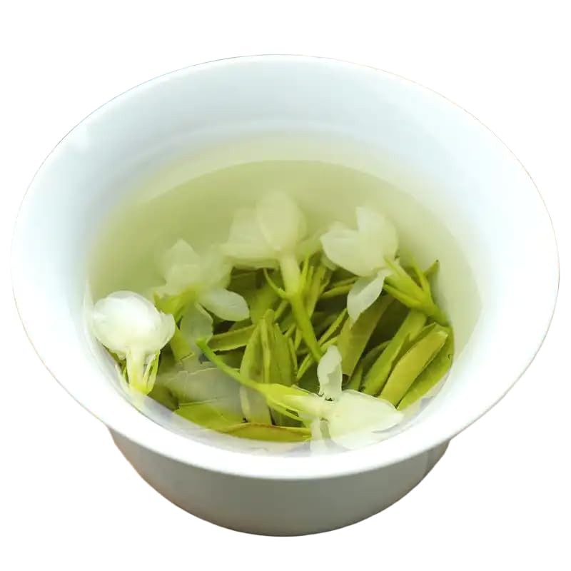 Snowflake Jasmine Green Tea – High-Grade Hand-Rolled Tea Buds, Strong