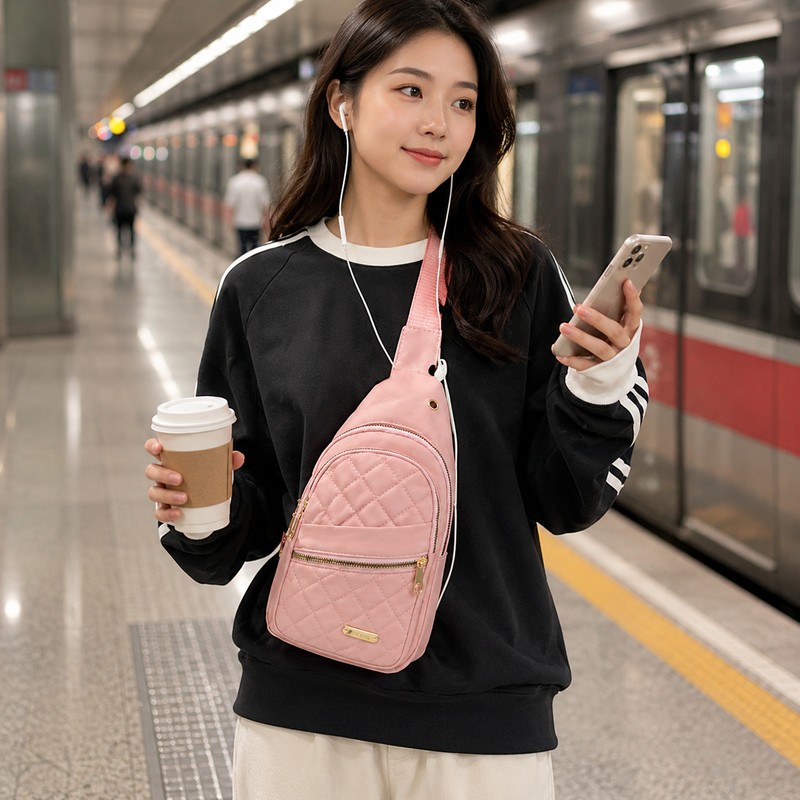 Water-Resistant Sling Chest Bag for Women & Men – Lightweight
