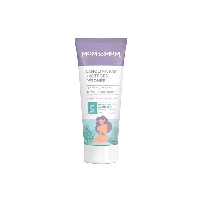 Mom to Mom Lanolina Protectora de Pezones para Lactancia, 20g