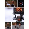 CAMPINGMOON Desktop Gas Heater with Empty Refillable Canister 110g for
