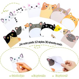 720 Sheets of Sticky Notes, Koqit Sticky Notes, Notepads, Sticky Notes, School Items, Small Notepad, Animal-shaped Sticky Note Pad, Ideal for Office, Children, Students, Label Gifts, Advent Calendar