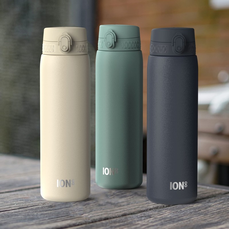 Ion8 Leak Proof Vacuum Insulated Water Bottle, Peach, 920 ml