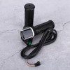 Cocoarm Throttle Grip for Electric Bikes, E-Bike Rotary Throttle, Speed