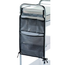 Nishimura Seisakusho Wagon Pocket (Large) 11.6 x 19.7 inches (295 x 500 mm) (Black)