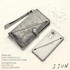 IJUN Full Grain Leather Handmade Bifold Long Wallet for Men