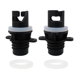 Zafina-UP 2Pcs Electric Pump for Halkey-Roberts (HR) Valve Adapter for Electric Paddle Board Pump, Sup Pump Adaptor with 3 Gaskets
