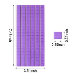 Feosky Adhesive Poster Sticky Tack Putty, Reusable and Removable Adhesive Putty, Mounting Putty for displaying Wall Paintings, Picture, Decoration, Crafts (Purple, Pack of 2)