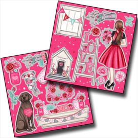 EZscrapbooks Valentine Wishes - EZ Clip Art Sheet - 6845