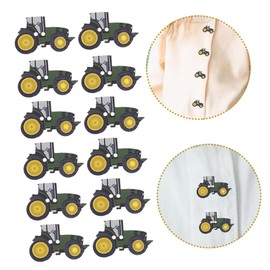 Operitacx Tractor Buttons Retro Button Buttons with Holes Vintage Sewing Buttons Jeans Button Blazer Buttons Sewing Buttons as Ornament Sweater Buttons Decorative Buttons Simple Wooden Jacket Pack of