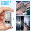 BORUIT V10 LED Small Powerful EDC Flashlight with 365nm UV