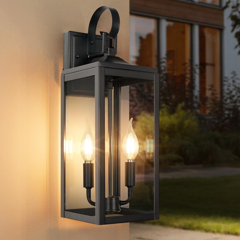 OKELI Outdoor Wall Lighting Fixtures Sconce, Front Porch Light Outdoor,