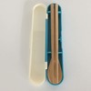 Nakano MM-521 Chopsticks and Spoon Combination Set, Potter Happy Cat