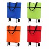 Foldable Shopping Cart with Wheels for Groceries – 2-in-1 Lightweight