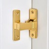 INIRET Gold 90/180 Degree Flip Latch - Heavy-Duty Lock Bolt
