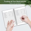 Homlive Check Registers for Personal Checkbook, Double Spiral Check Register