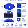 Reusable Knee Ice Pack Wrap for Hot & Cold Comfort