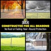 BOEN Garden Fence Temporary Barrier Outdoor Fence for Dog, Rabbit