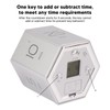 Hex Flip Timer with Mute Alarm Function Magnetic Time Management