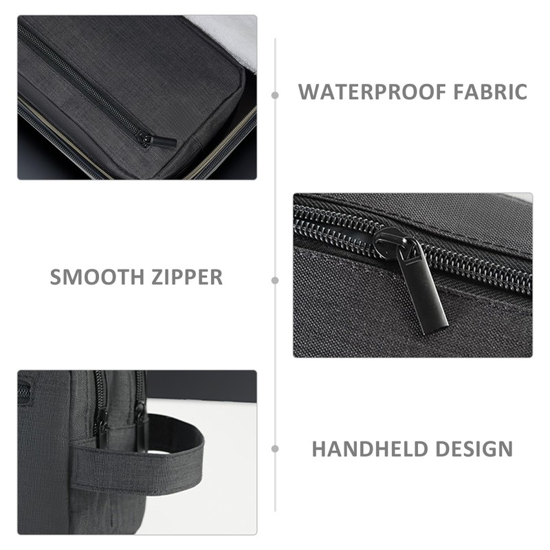 Pack of 2 Transparent Cosmetic Bag, Portable Toiletry Bag, Waterproof