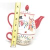 Temp-tations Tea for One: Stackable TeaPot & Tea Cup/Mug, Stoneware