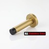 JQK Door Stopper Gold, 304 Stainless Steel Thicken 1mm Sound