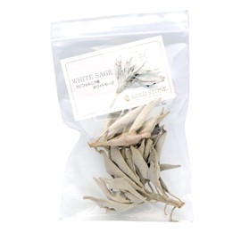 White Sage Cluster with Branches, 0.3 oz (10 g), Selected, Premium Leaf, No Pesticides, California Produced, Aroma, White Sage