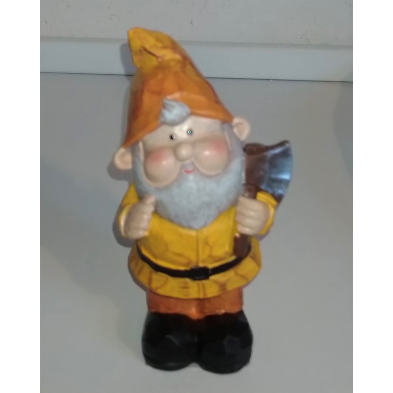 Gnome Figurine / Decorative Figure / Polyresin / Weatherproof /
