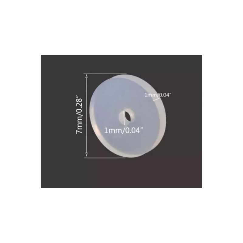 Perforadoras MX 10 Discos De Silicon Para Eliminar Piercing Bumps