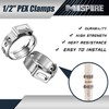 1/2 inch PEX Pipe Clamps 50 PCS, PEX Cinch Clamps