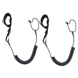 2 Pack Black Surf Rope, Elastic Surf Rope, Surfboard Lead, Surfboard Foot Rope, Surf Accessories