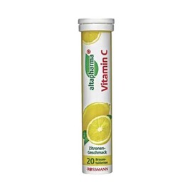 ALTAPHARMA ALTAPHARMA Althapharma Lemon Flavoured Vitamin C - 4 x 20 Water Soluble Tablets - Rossmann - Germany